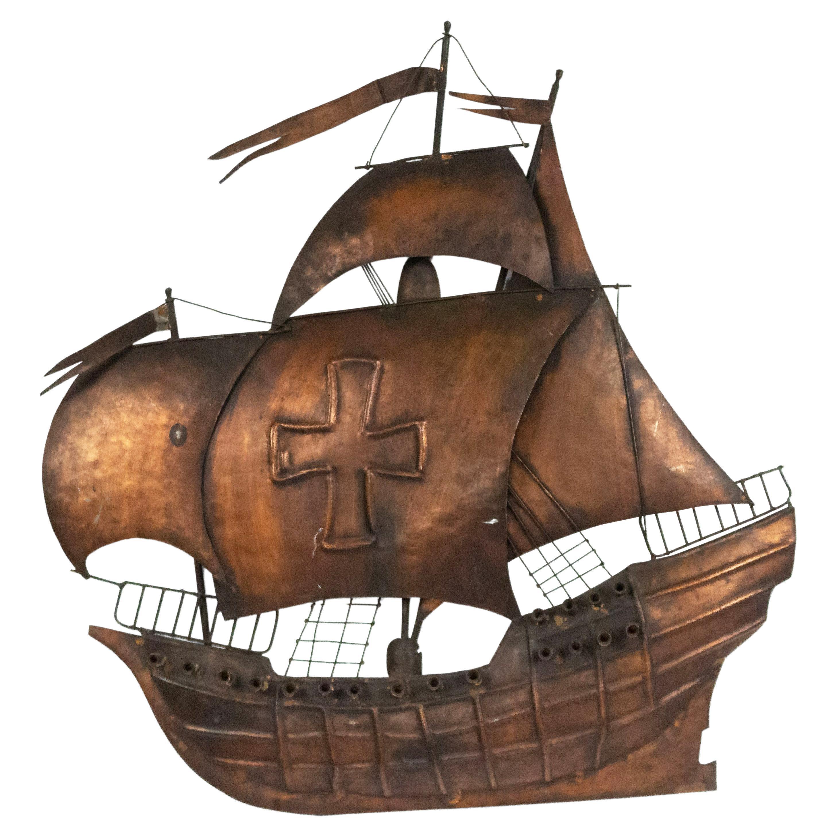 Spanische Schiffs-Wandtafel im Renaissance-Stil