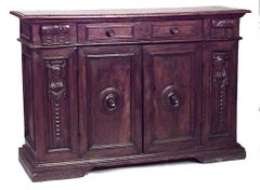 Spanish Renaissance Style Walnut Sideboard