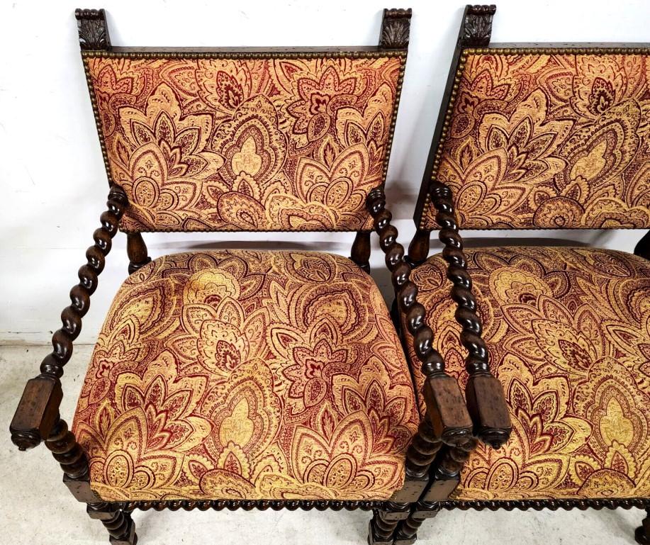 For FULL item description click on CONTINUE READING at the bottom of this page.

Offering One Of Our Recent Palm Beach Estate Fine Furniture Acquisitions Of A 
Set of 2 Antique Spanish Revival Armchairs Early 1900s

Approximate Measurements in