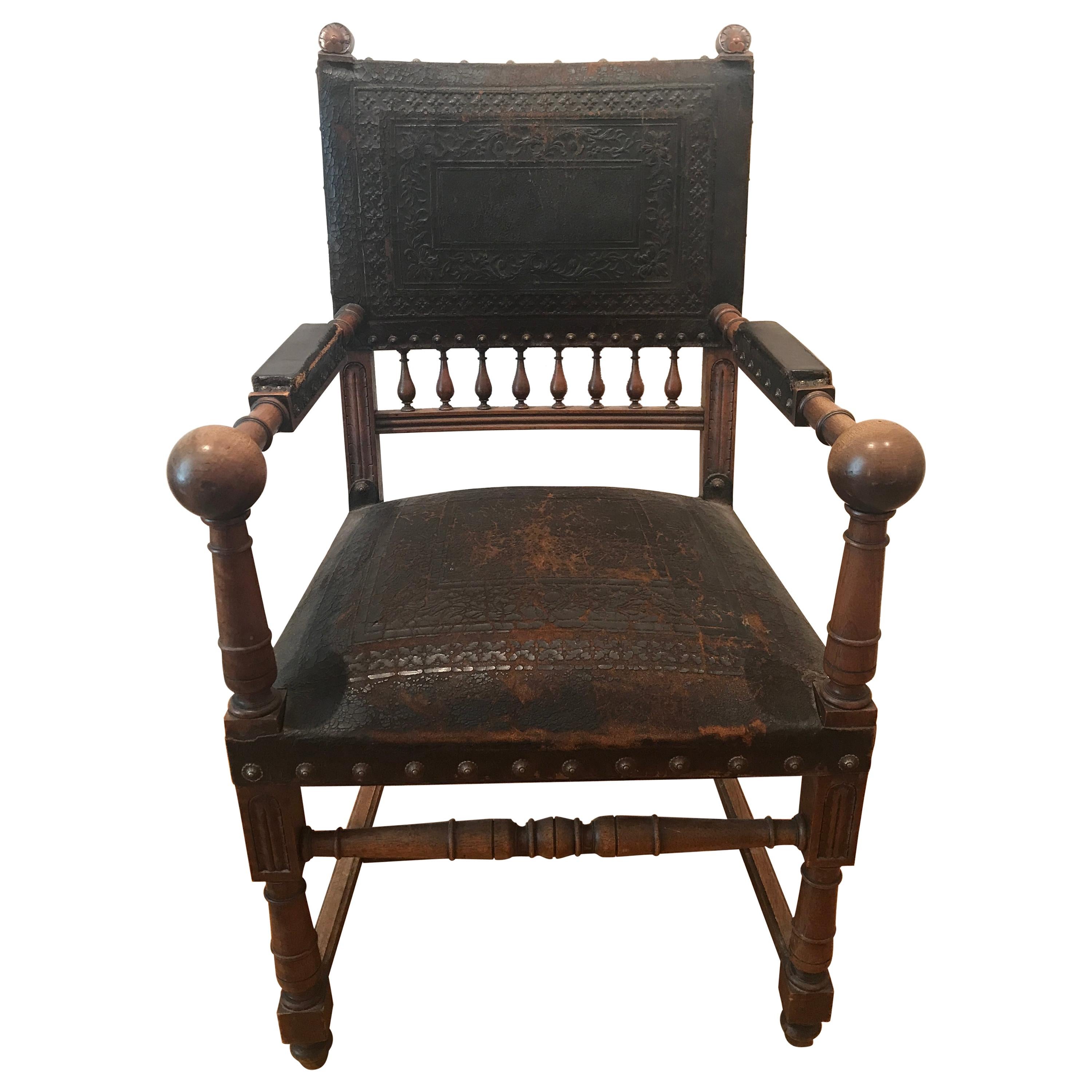Fauteuil Hacienda de la renaissance espagnole en vente