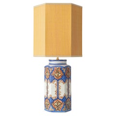 Spanish Revival Mid-Century Benlloch Manises Ceramic Table Lamp