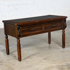 Spanish Revival Rustic Style Credenza or Low Bench Style Artes De Mexico Internl