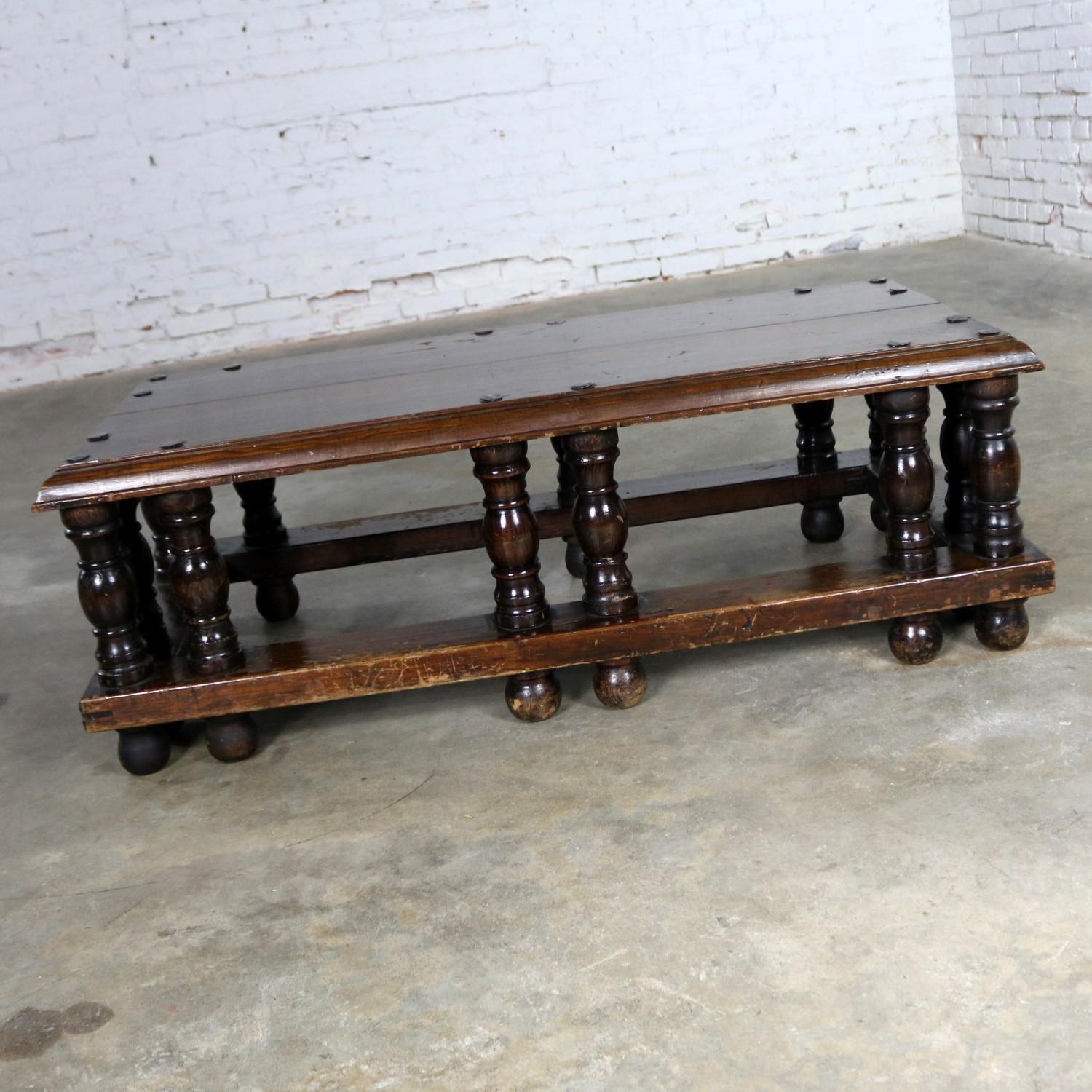 spanish revival coffee table