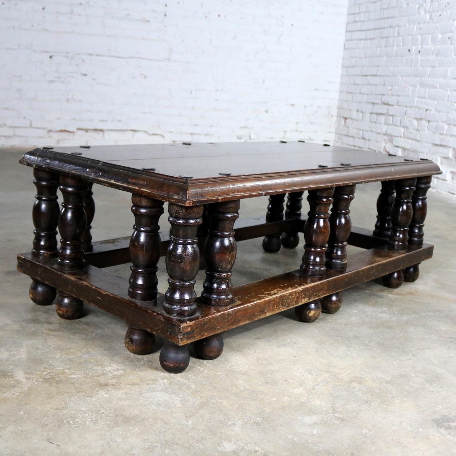 Spanish Colonial Spanish Revival Style Coffee Table Artes De Mexico Internacionales Attribution