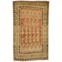 Spanish Revival Style Vintage Persian Shiraz Rug