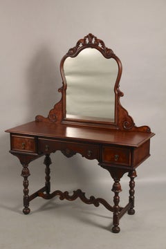 Spanish Revival Vanity with Mirror by Berkey & Gay