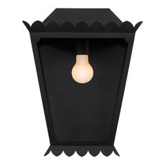 Spanish Revival Wall Outdoor Lantern Light, Handmade Wrought Iron Exterior Light