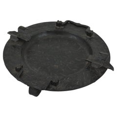 Spanish Revival Wrought Iron Ashtray / Platter / Vide-Poche, 1940s