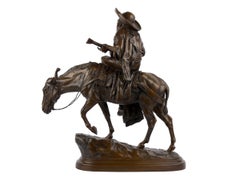 “Spanish Rider” Antique French Bronze Sculpture by Isidore Bonheur & Peyrol