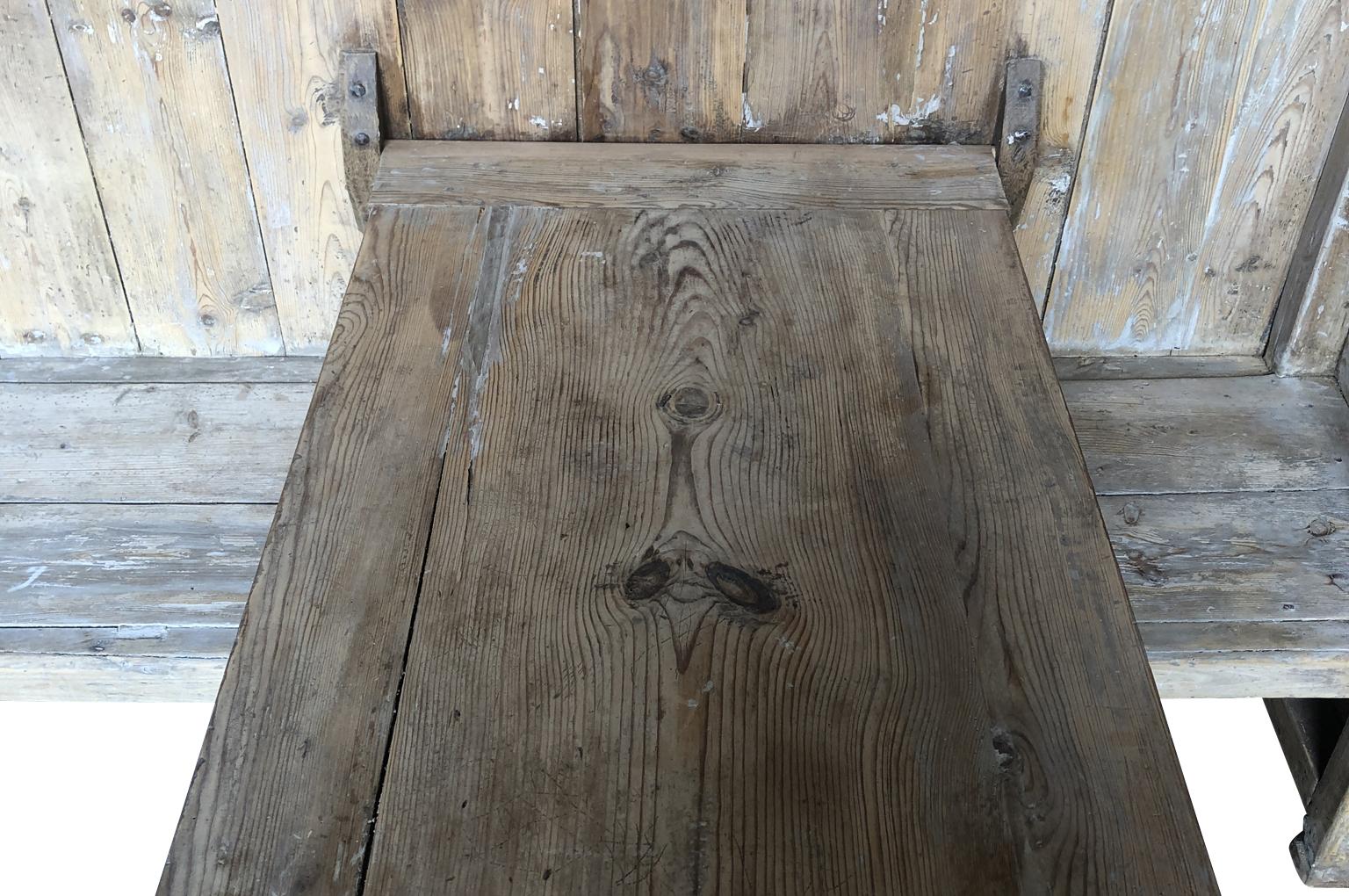 Spanish Rustic 18th Century Bench For Sale 5