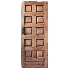 Spanish Rustic Door with Original Hand Forged Iron Pull