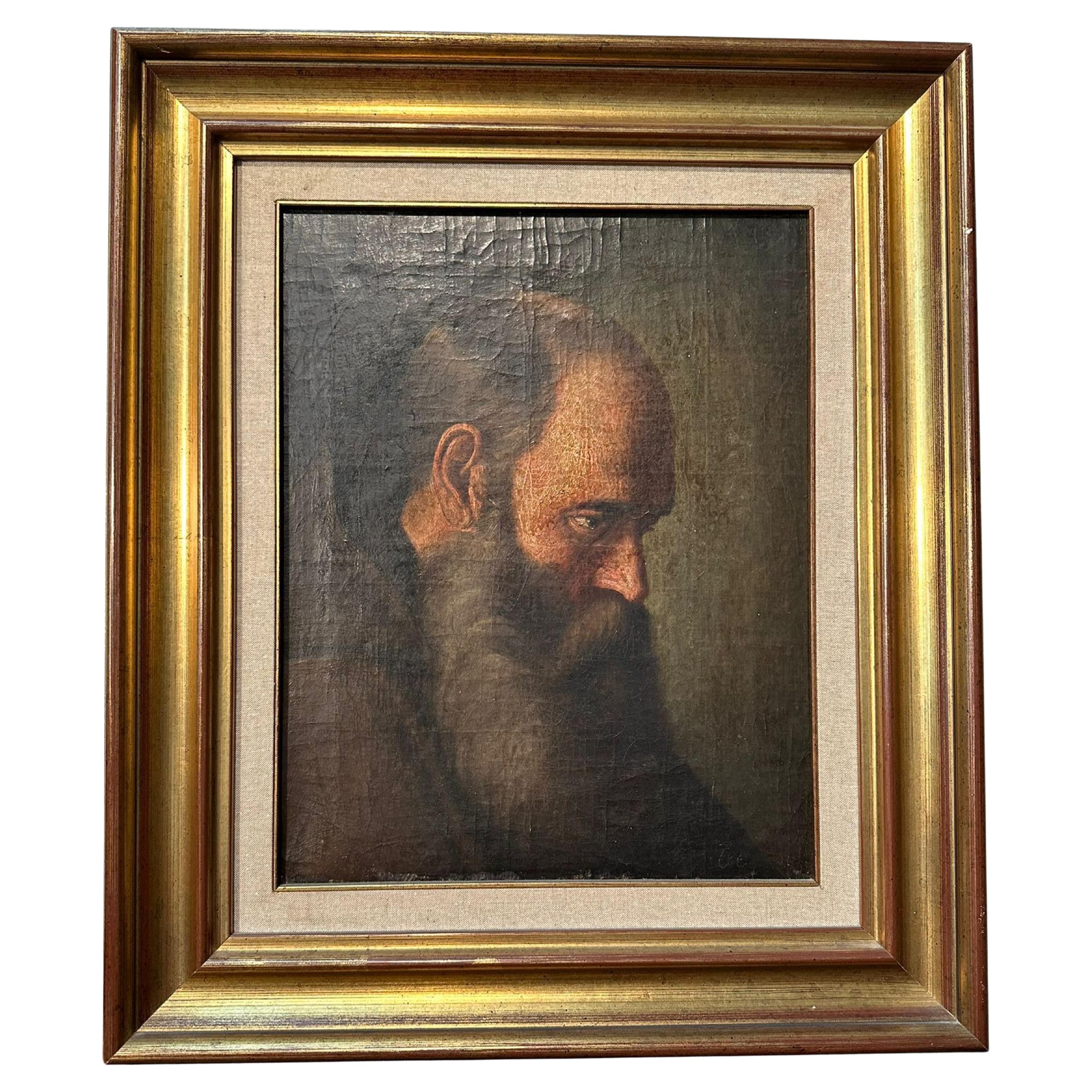 ITALIAN SCHOOL 17TH CENTURY "Saint" For Sale