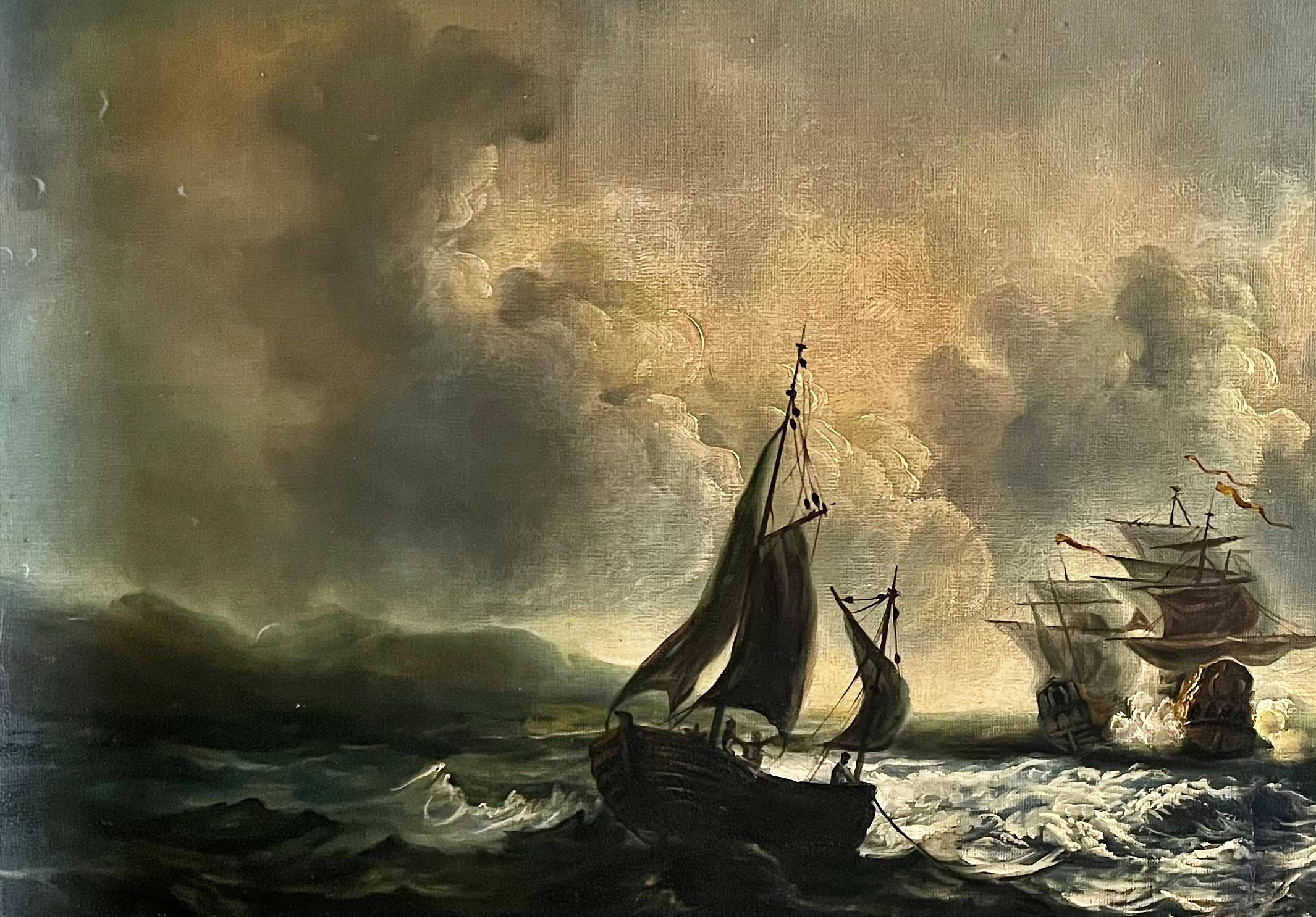 bataille navale peinture
