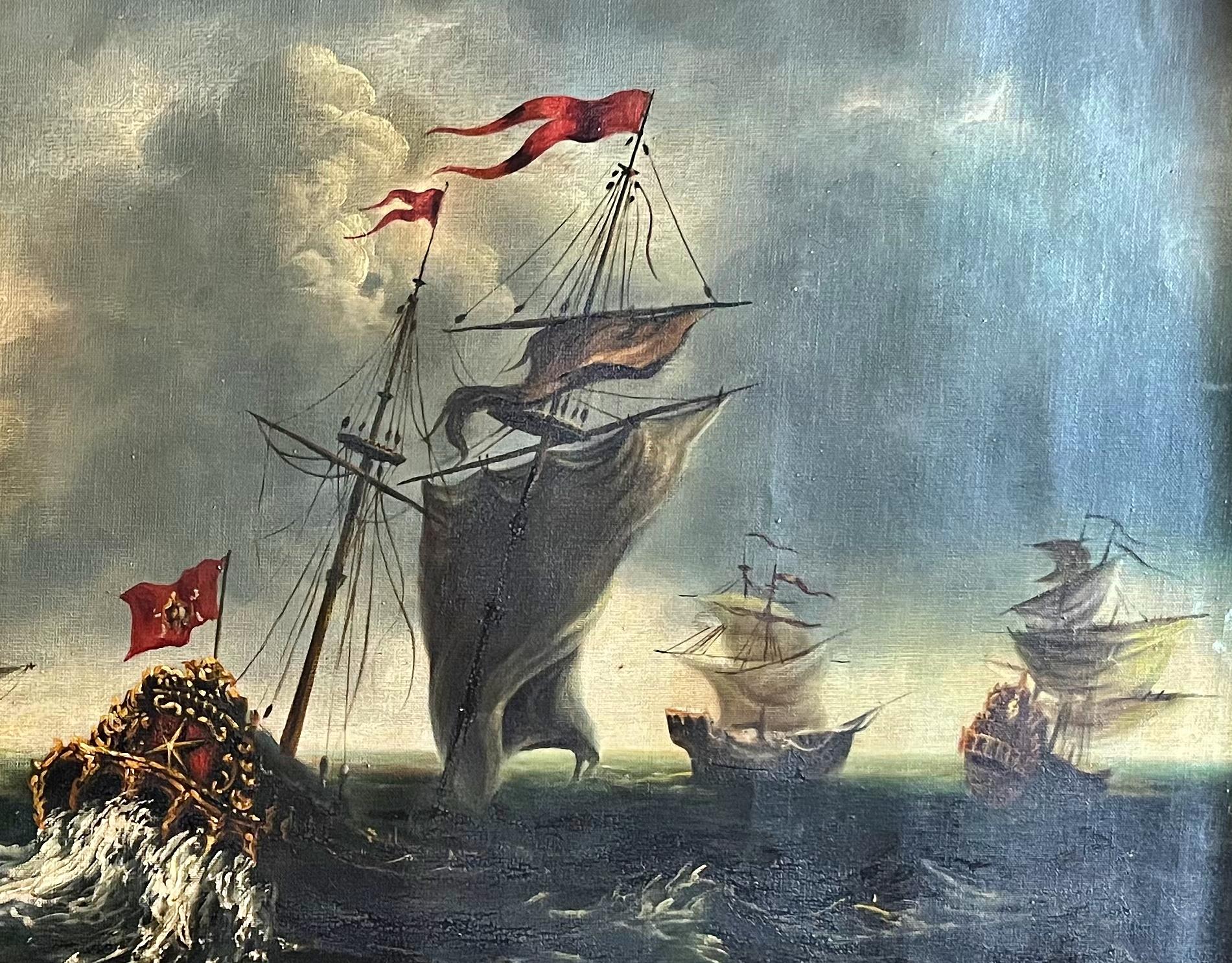 peinture bataille navale