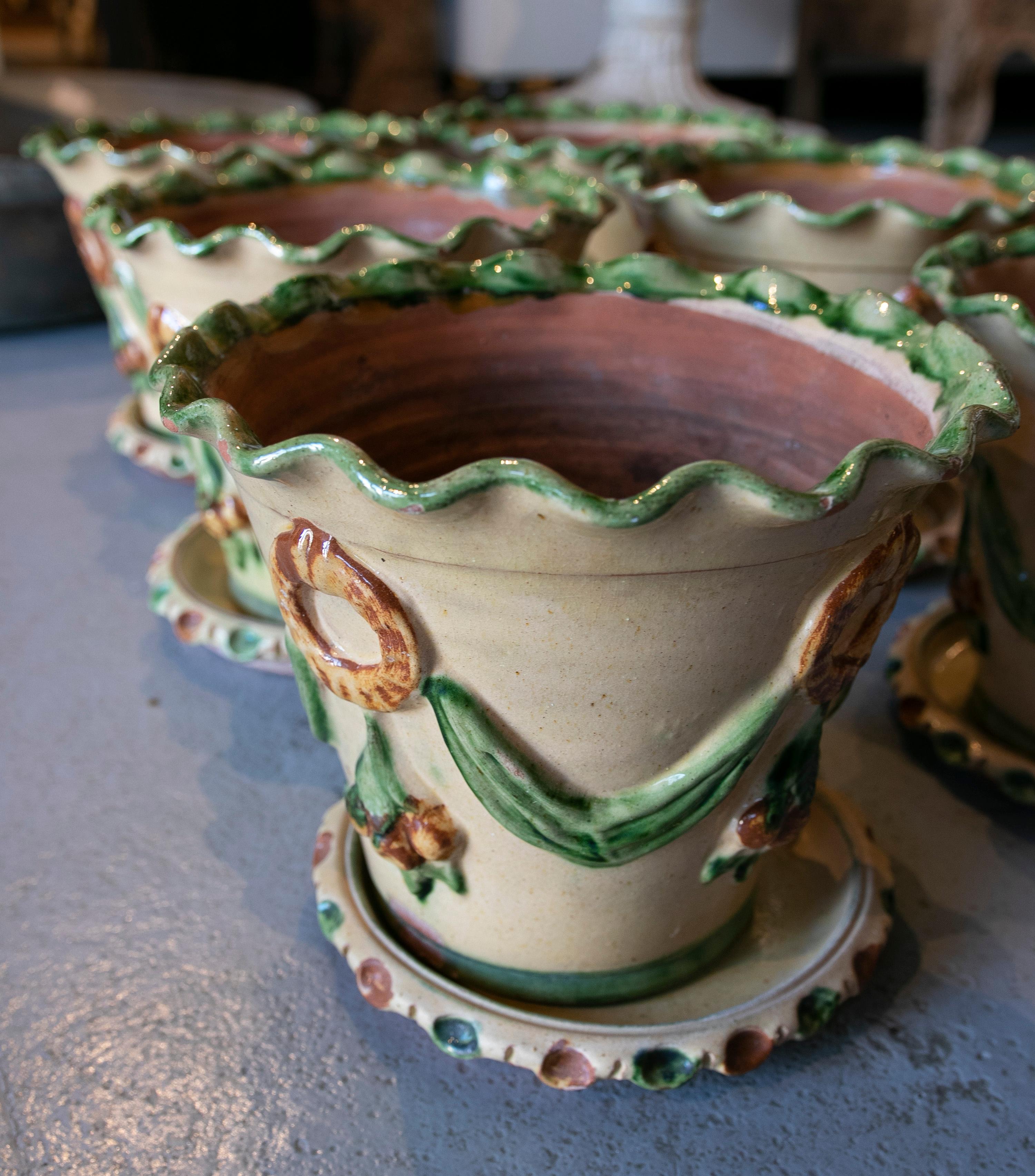 spanish flower pots