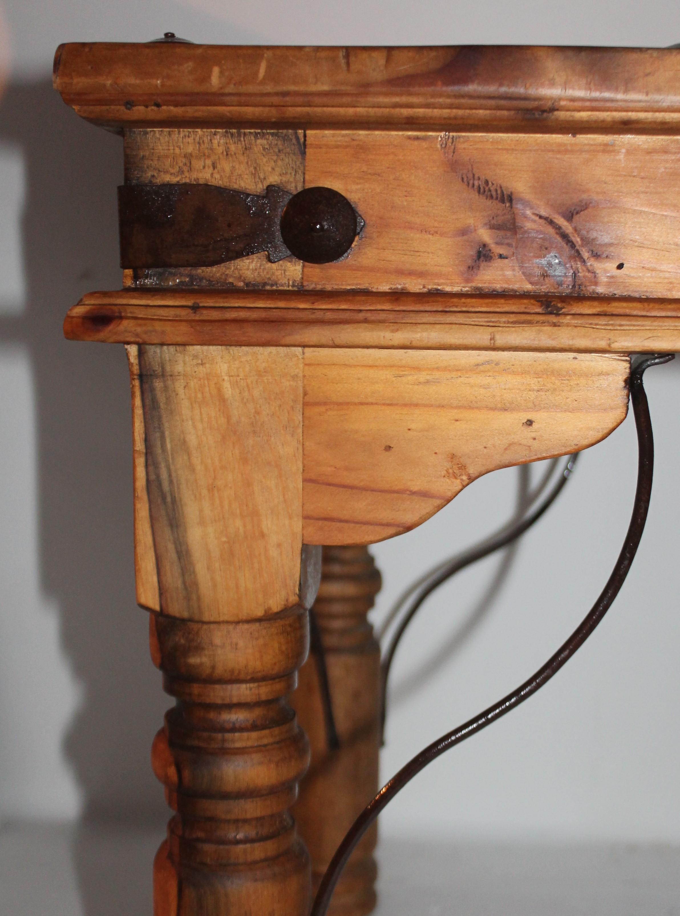 Adirondack Spanish Side Table or End Table