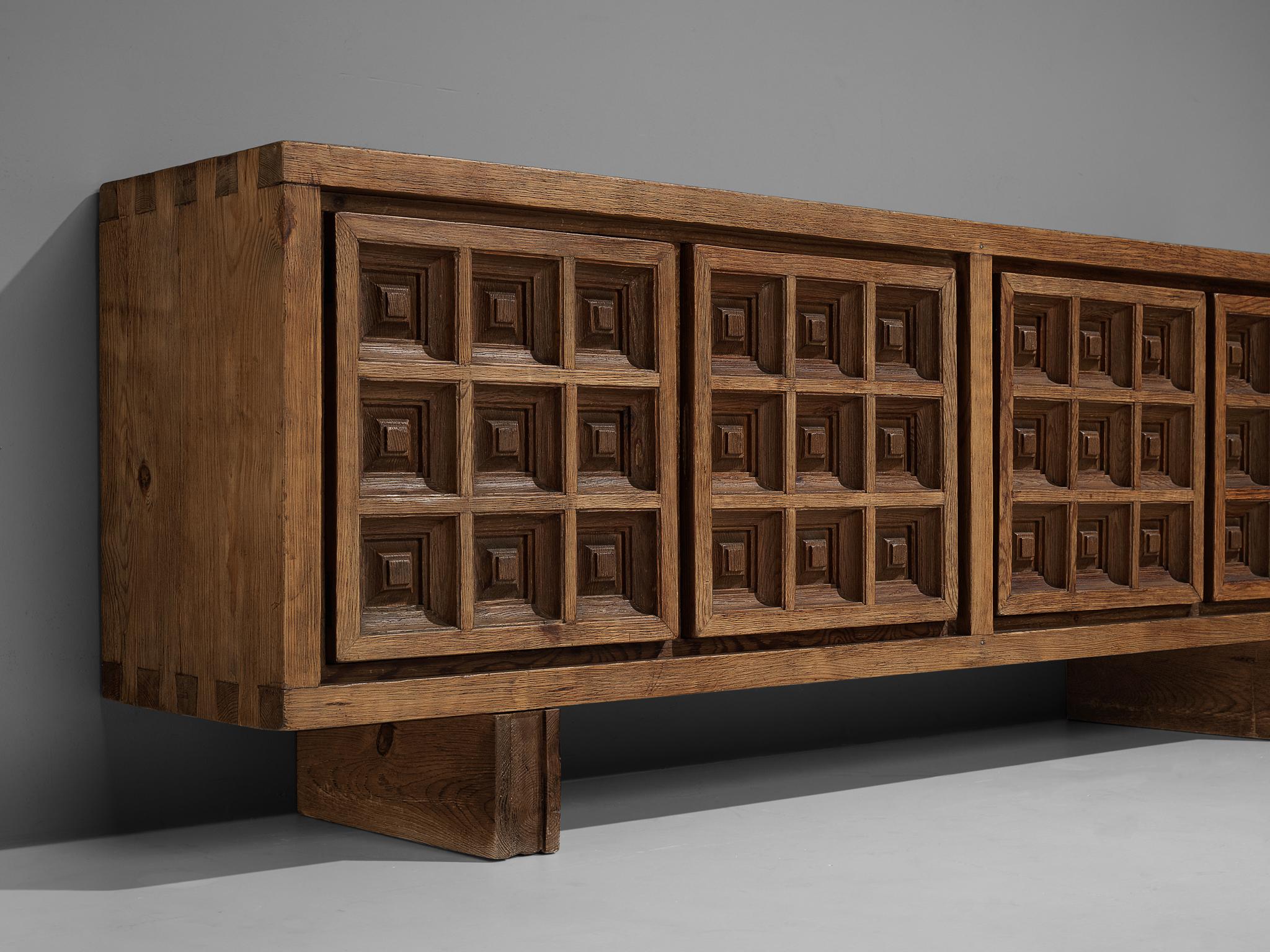 Spanish Sideboard in Stained Pine Manufactured by Biosca 1