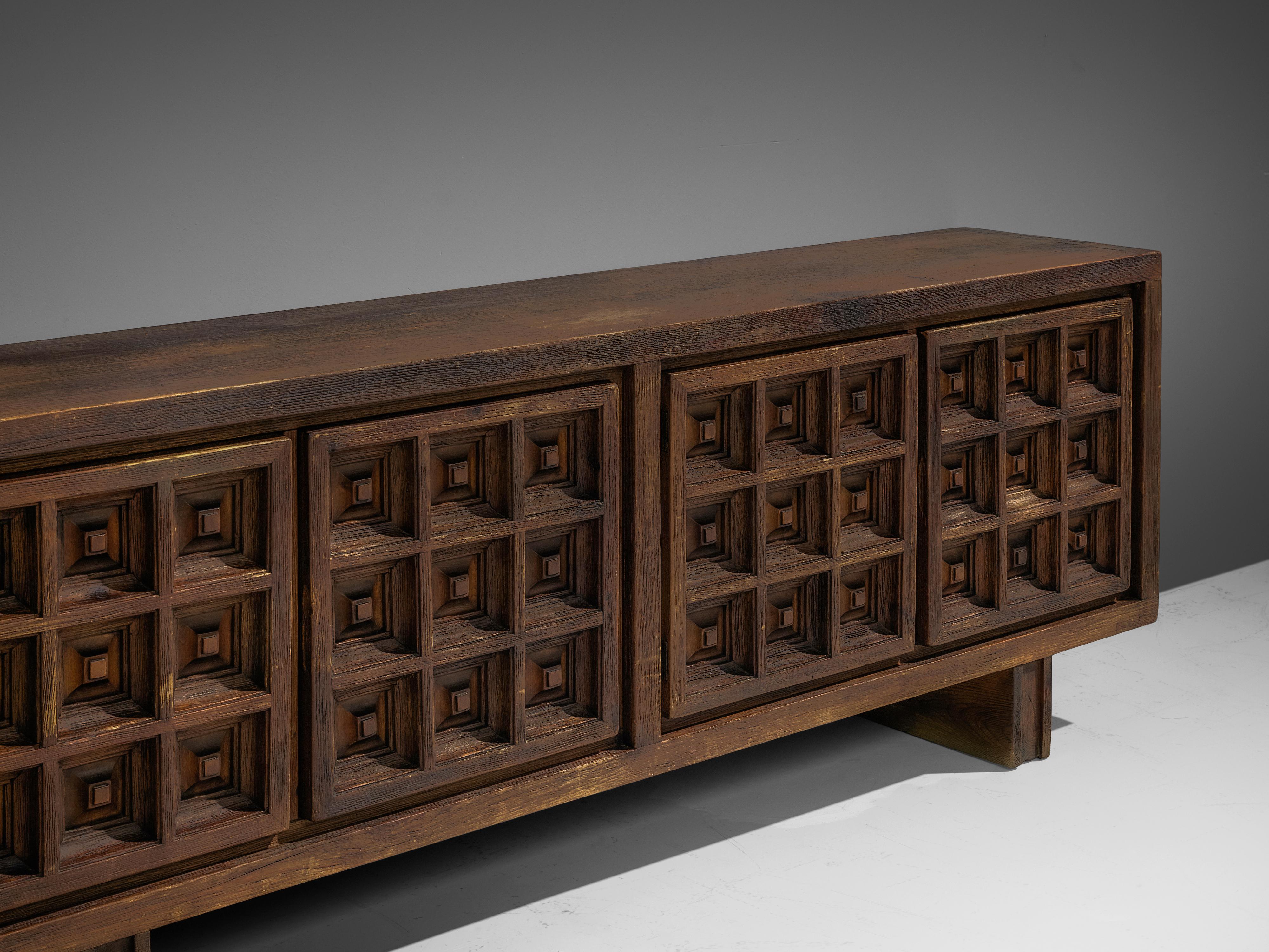 Spanish Sideboard in Stained Pine Manufactured by Biosca 1