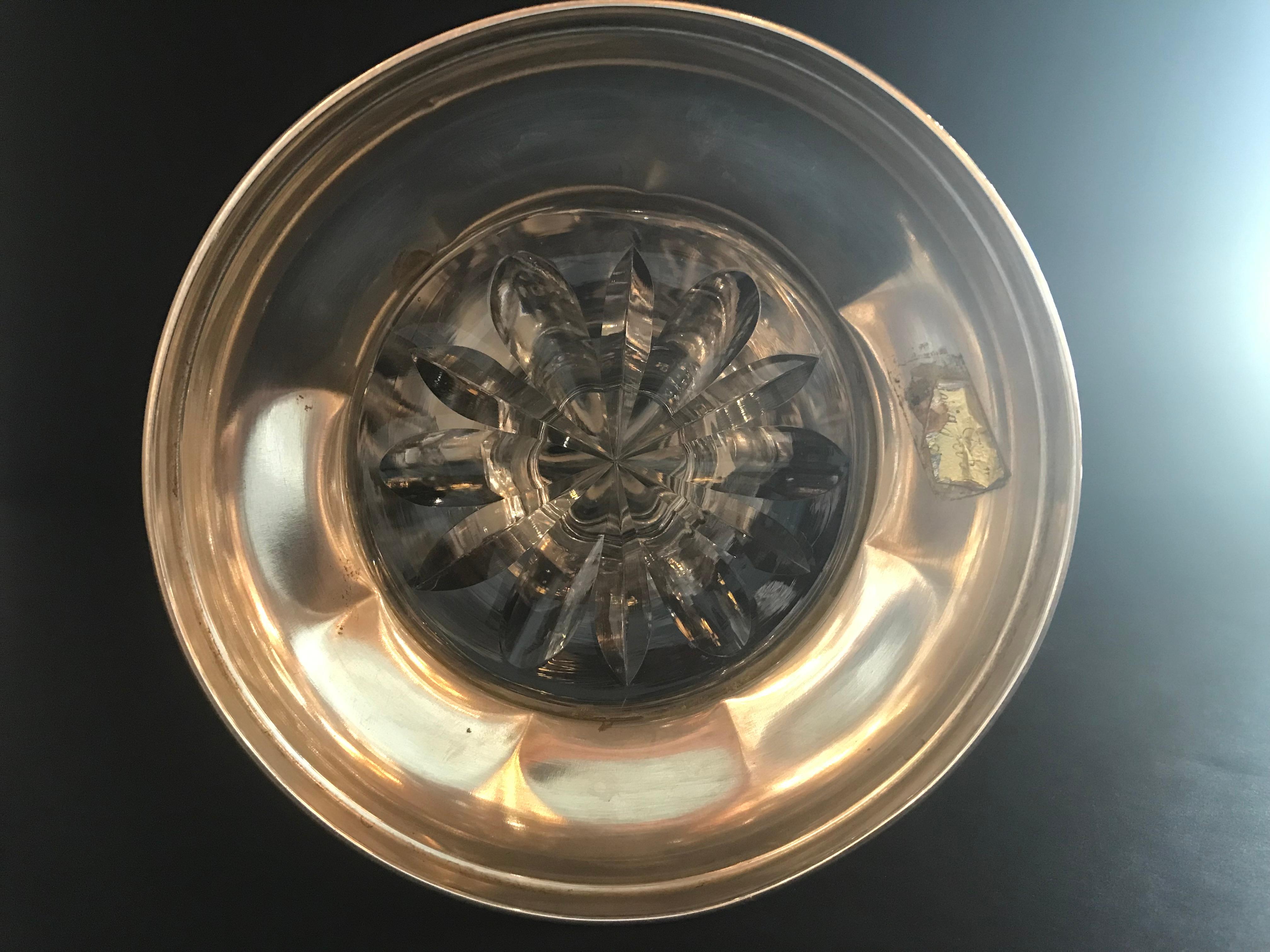 Spanisches Silber- und Glasgefäß. im Angebot 4
