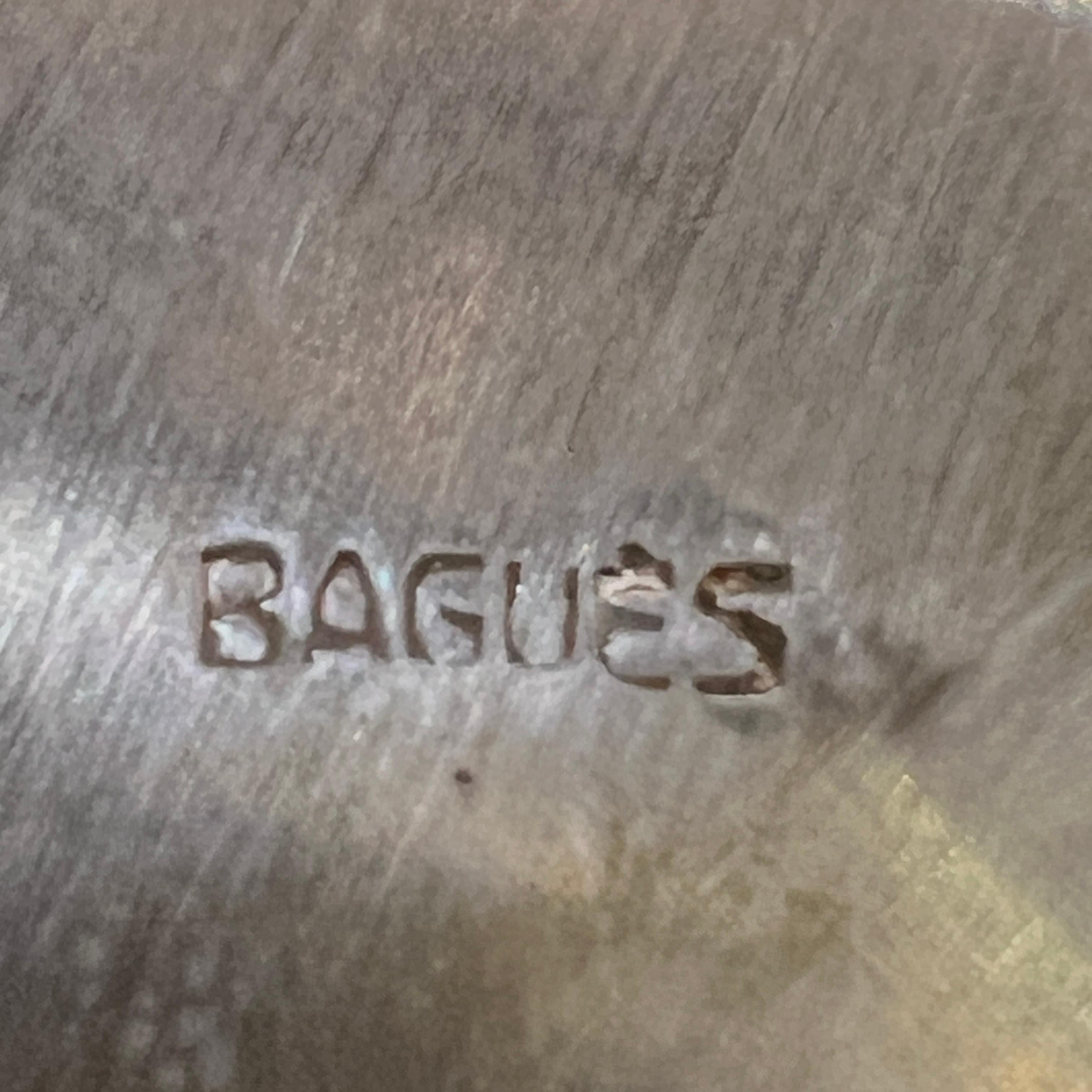 Argento Vaso spagnolo in argento e lapislazzuli di Bagues in vendita