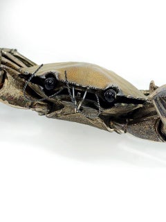 Spanish Silver Articulated Crab Box, 20th century