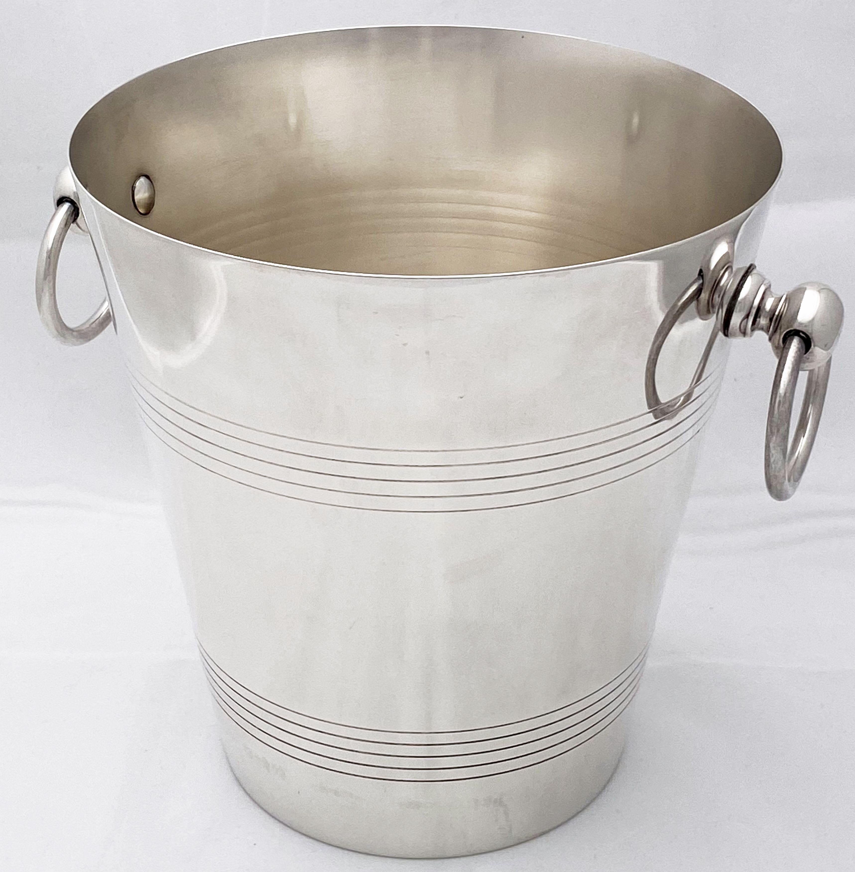 20th Century Spanish Silver Champagne or Wine Cooler or Ice Bucket