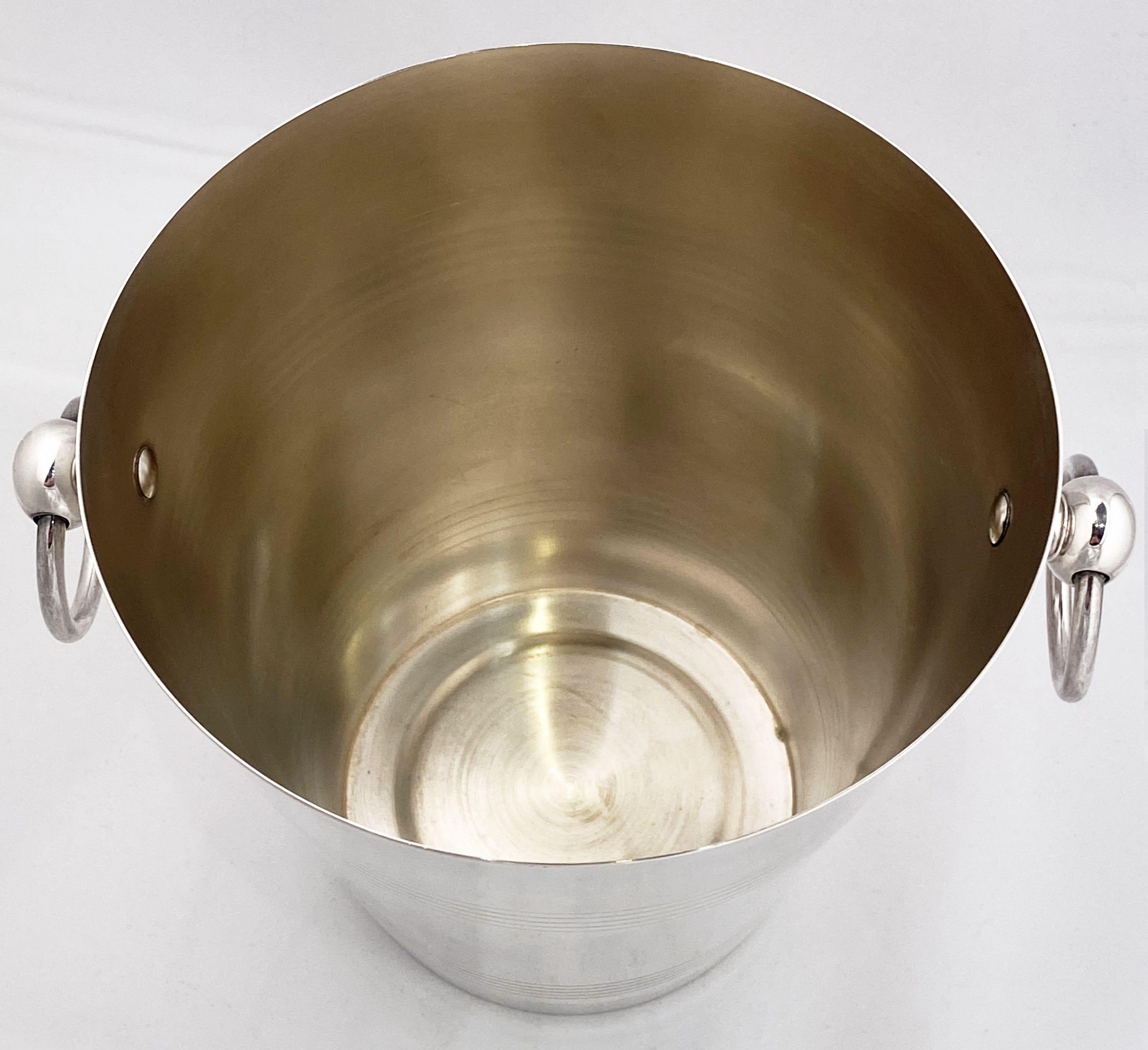 Metal Spanish Silver Champagne or Wine Cooler or Ice Bucket