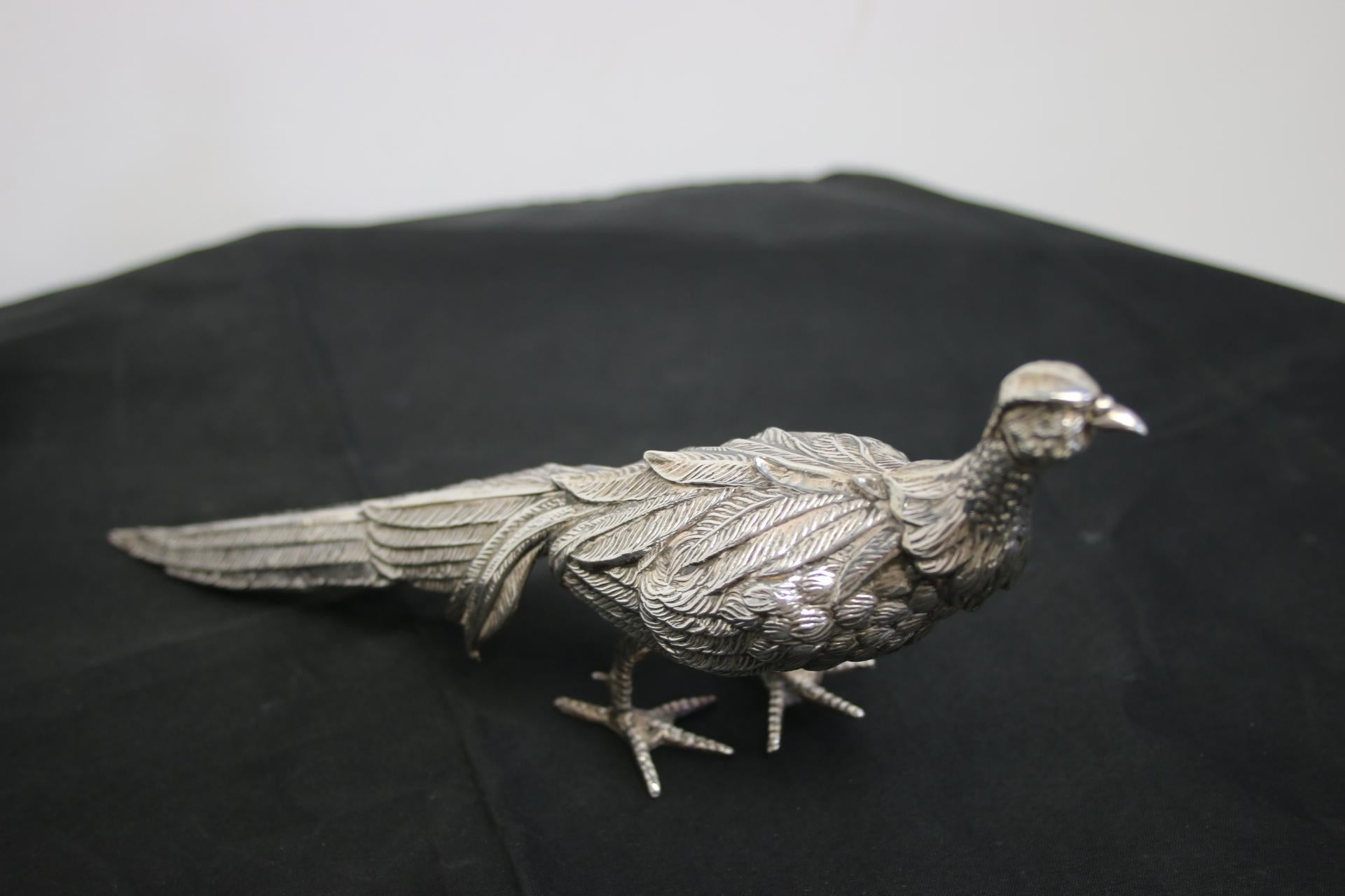 Spanish Silver Pheasant Table Pieces 'Silver Content 750' 9