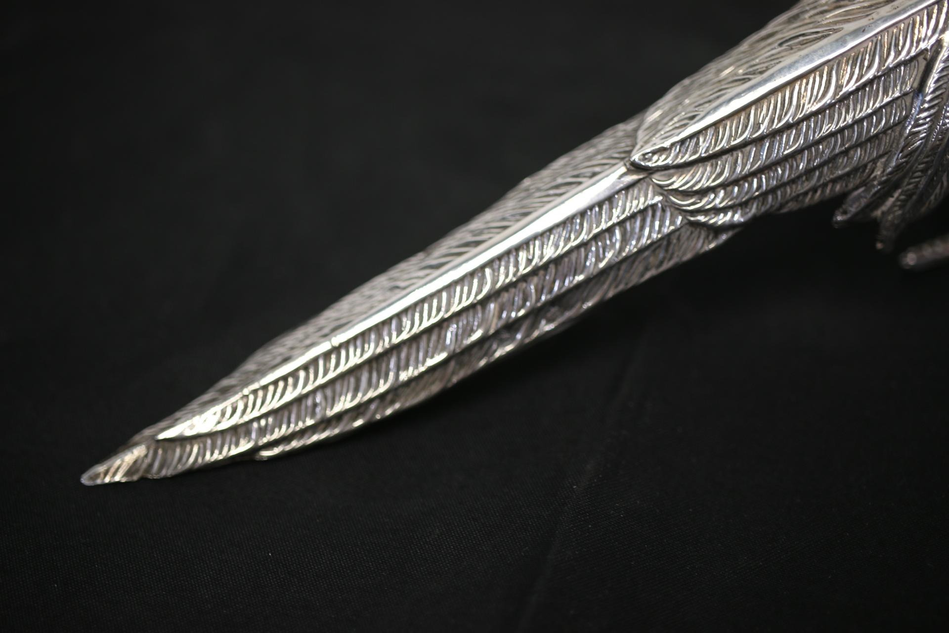 Spanish Silver Pheasant Table Pieces 'Silver Content 750' 12