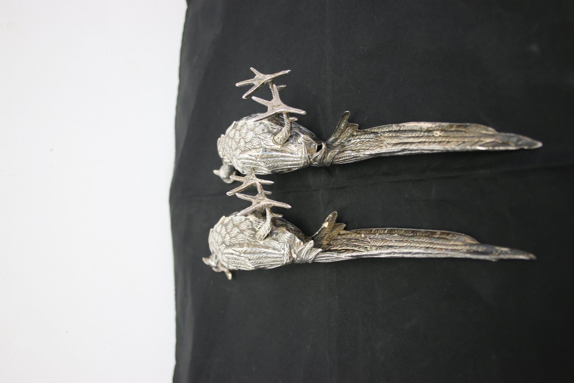Spanish Silver Pheasant Table Pieces 'Silver Content 750' 2