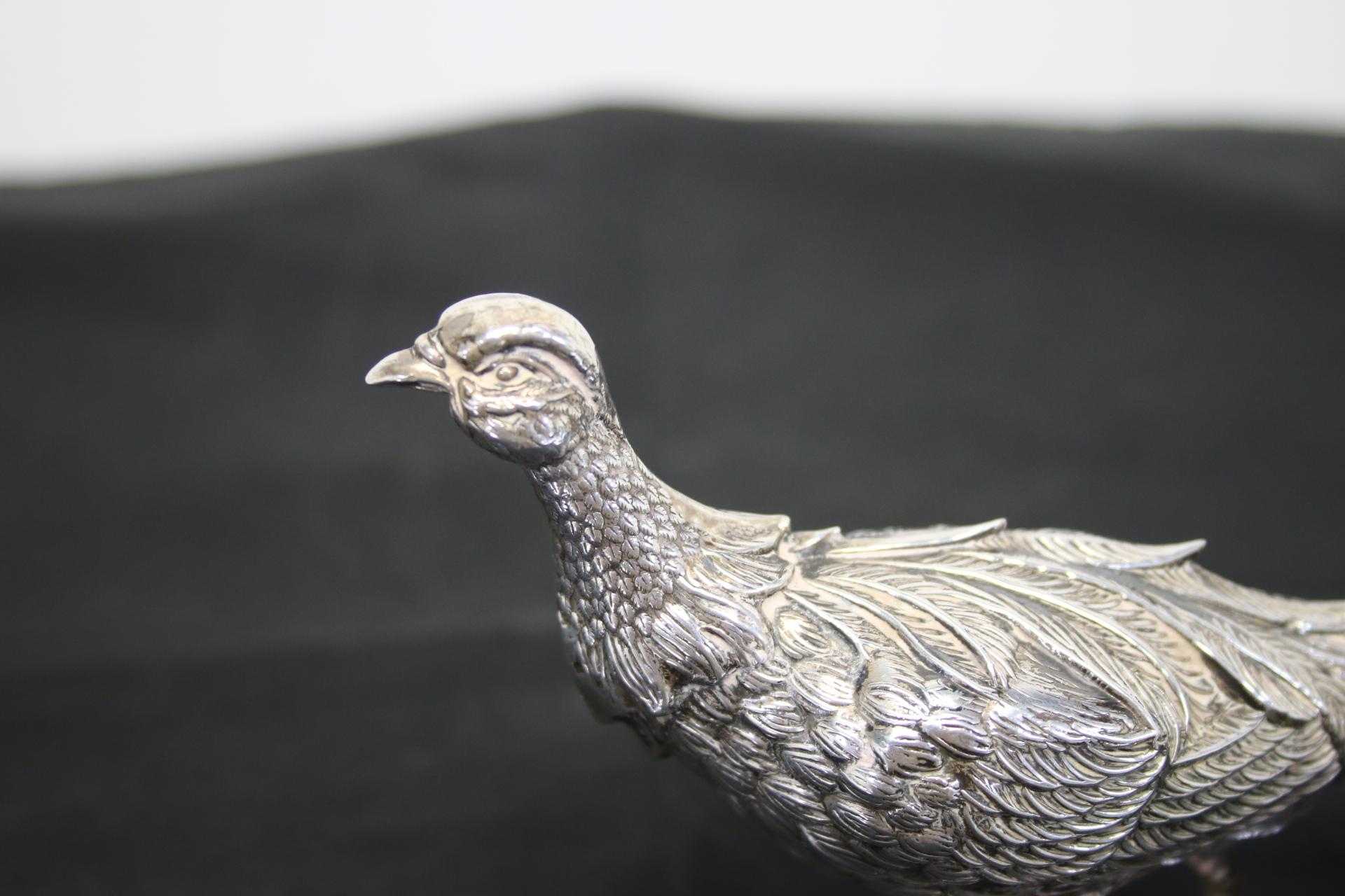 Spanish Silver Pheasant Table Pieces 'Silver Content 750' 4