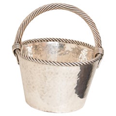 Cestino spagnolo in metallo placcato argento - Spagna 1979