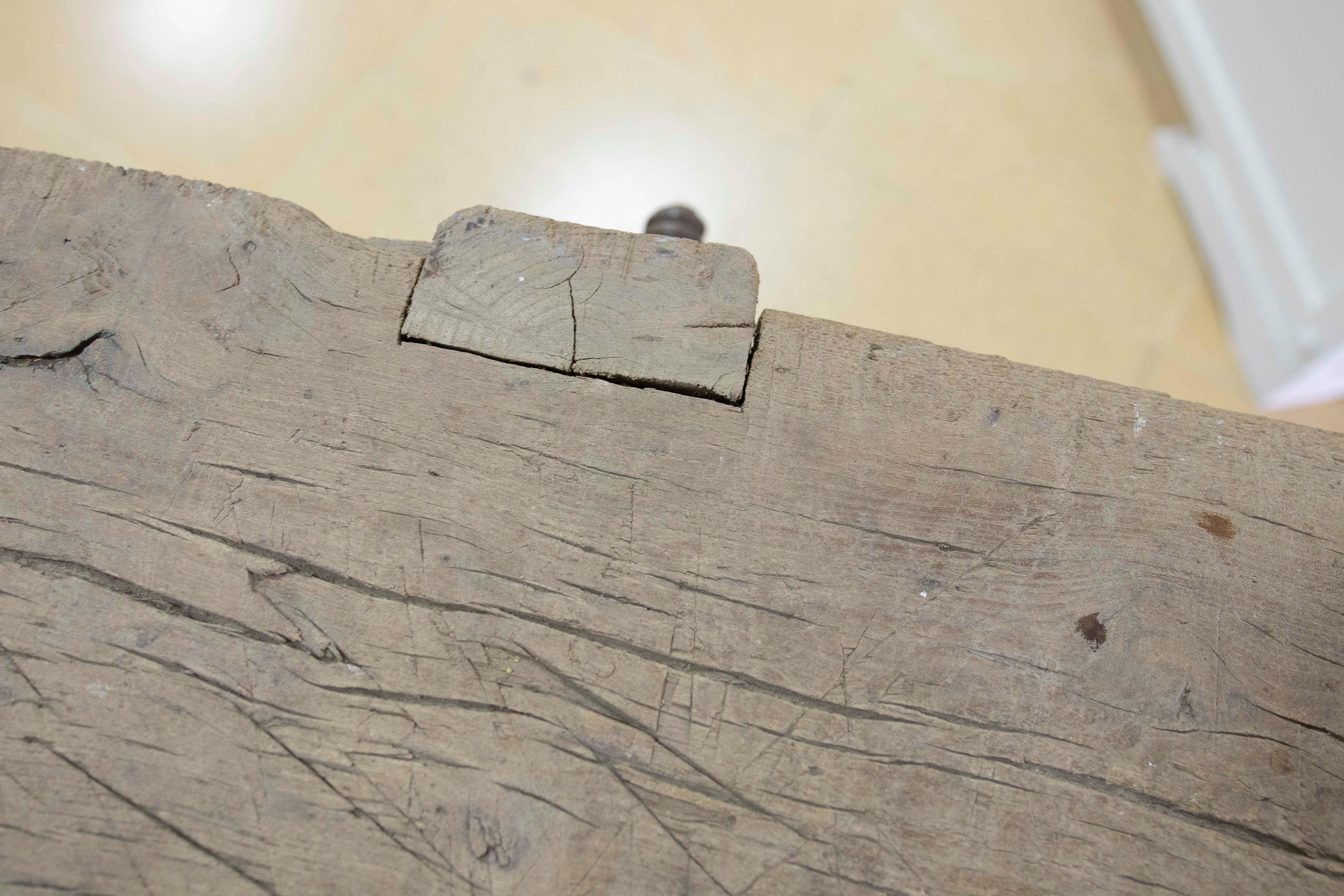 Banco de trabajo de carpintero de madera maciza española en venta 5