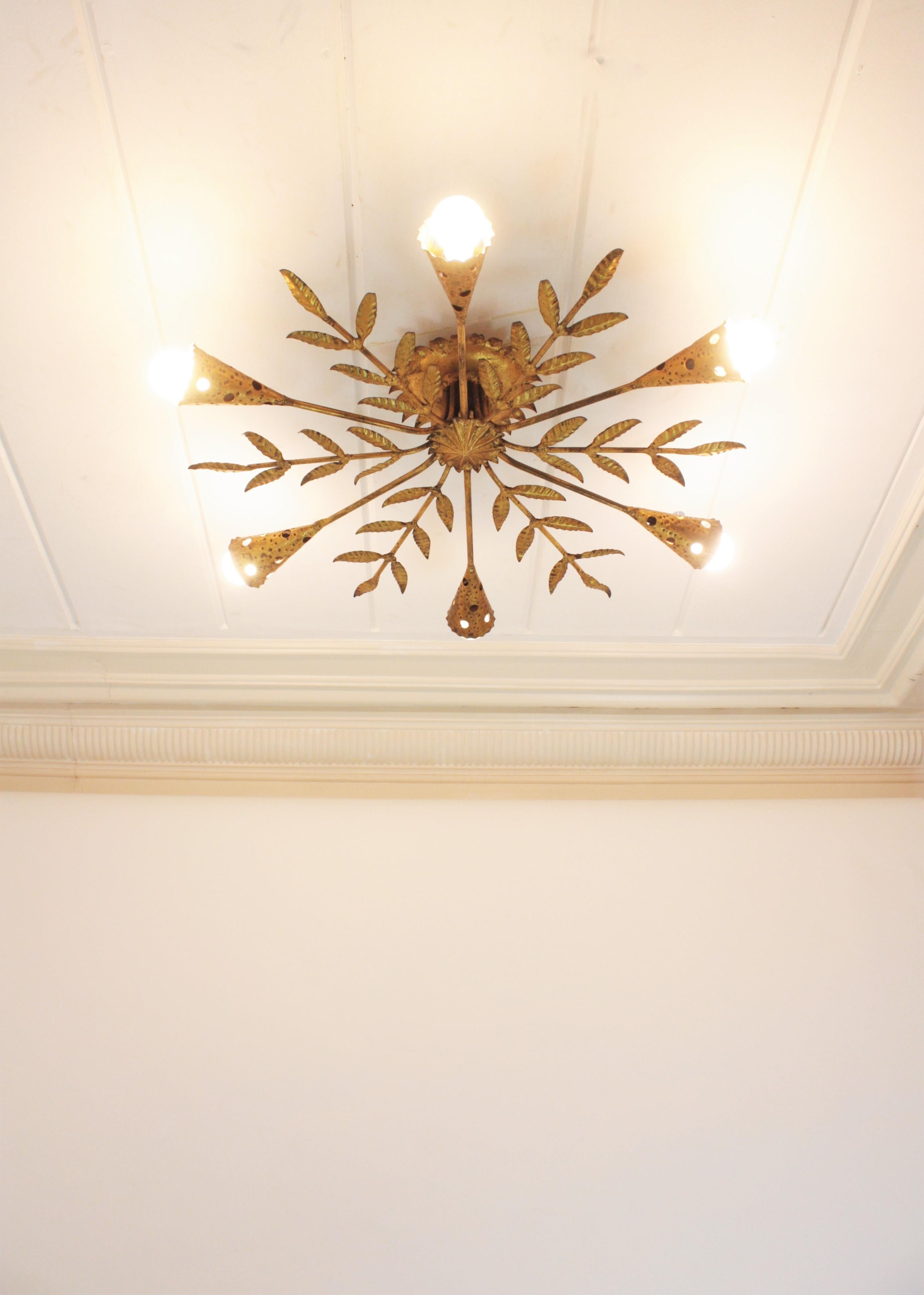 starburst ceiling light