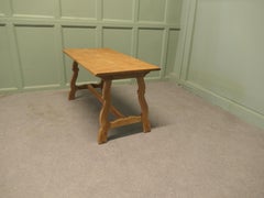 Spanish Style Blonde Oak Coffee Table This is a good sturdy table