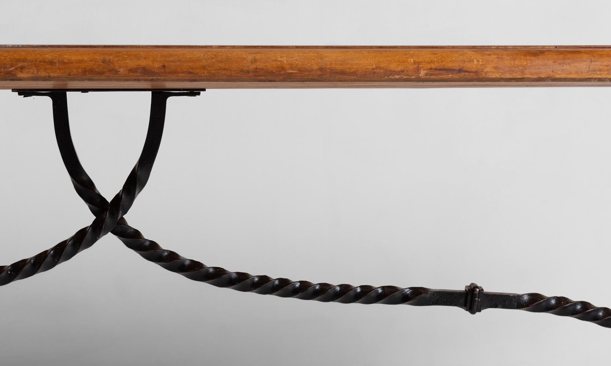 Spanish Style Dining Table, France, circa 1900 1