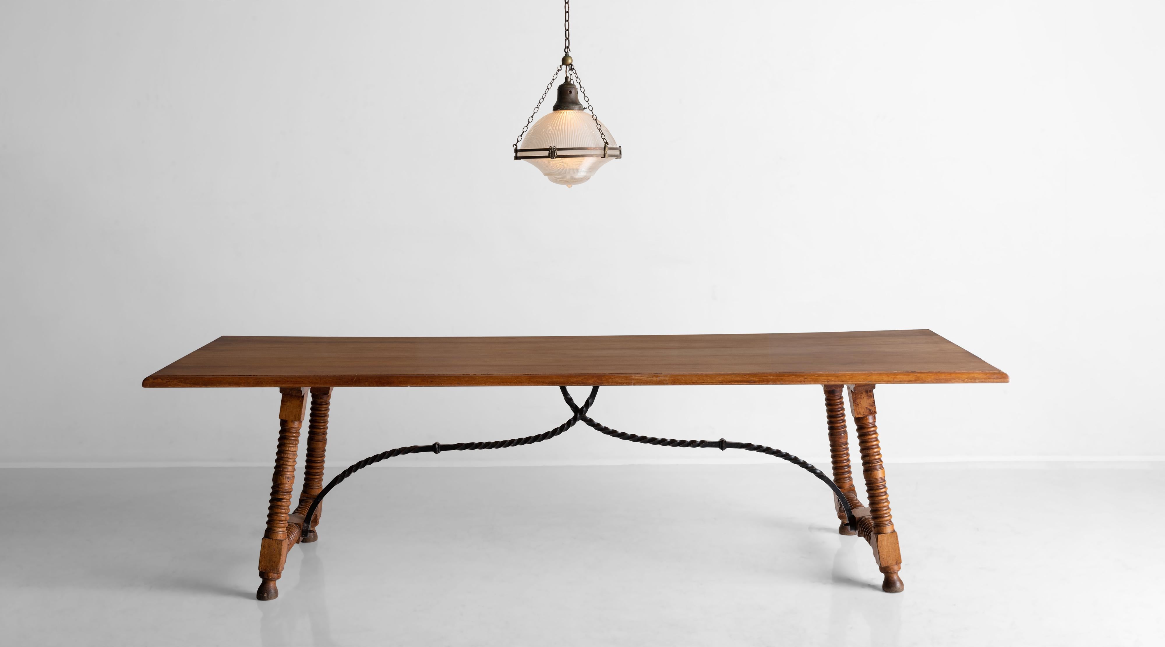 Spanish Style Dining Table, France, circa 1900 4