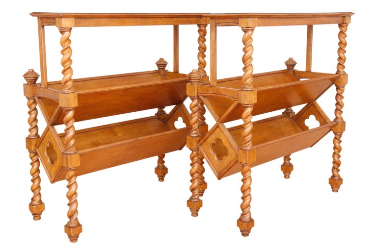 Spanish Style Library Bookcases, a Pair For Sale at 1stDibs spanish