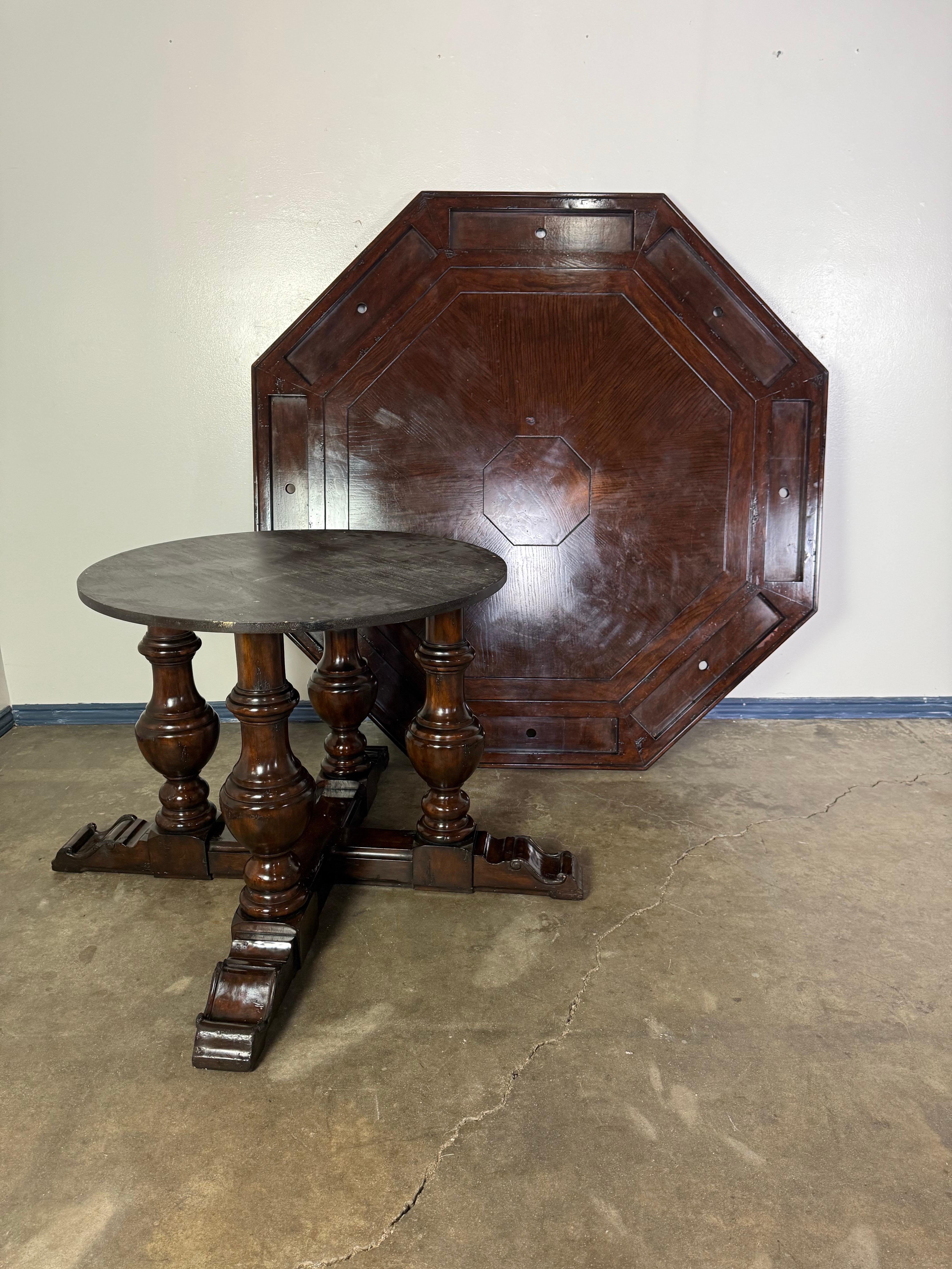 Mesa de Póquer/Comedor Octogonal Estilo Español en venta 10