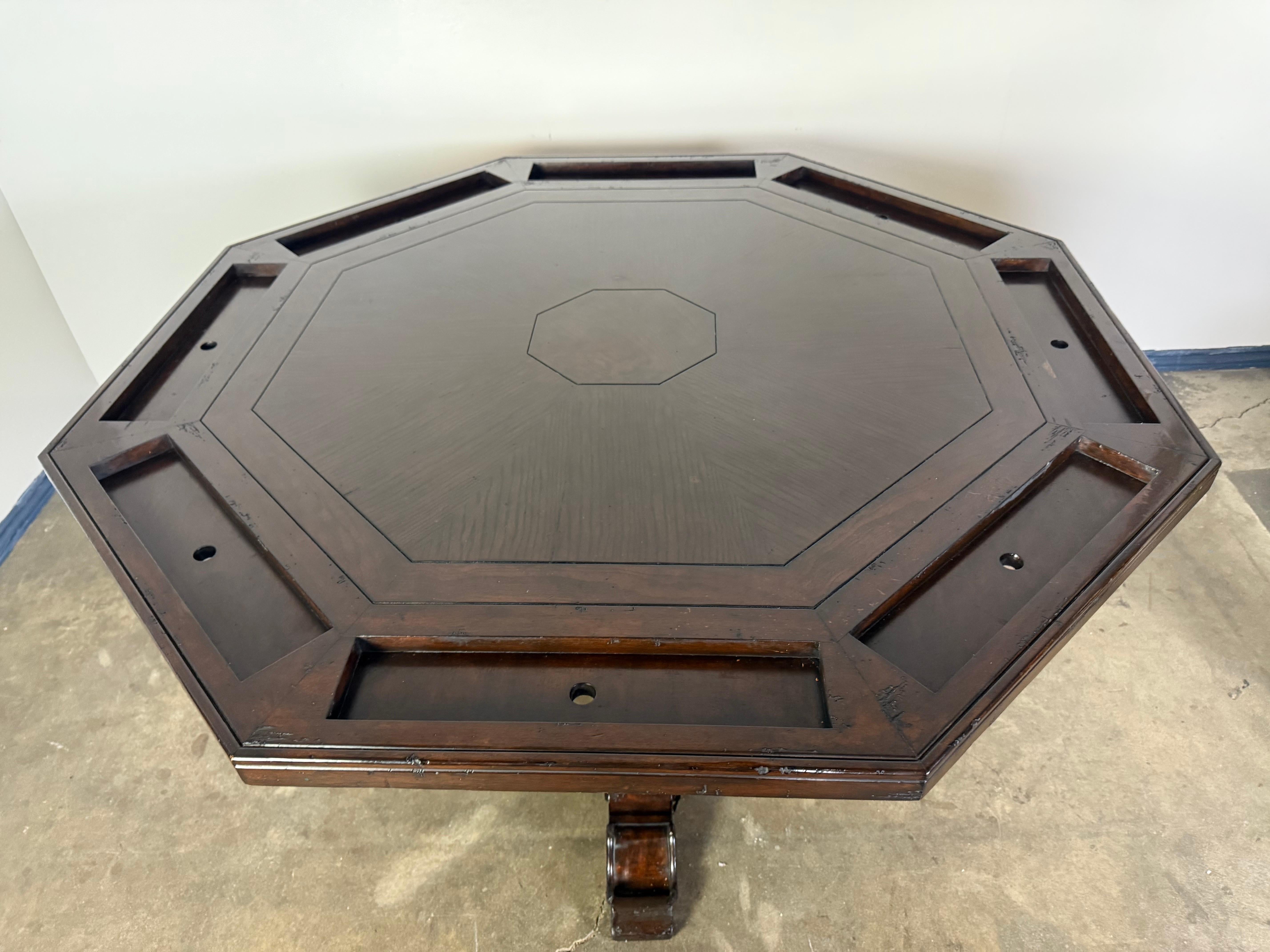Mesa de Póquer/Comedor Octogonal Estilo Español en venta 12