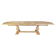 Spanish Style Refractory Table w/ Leaf Extension C. 1930's