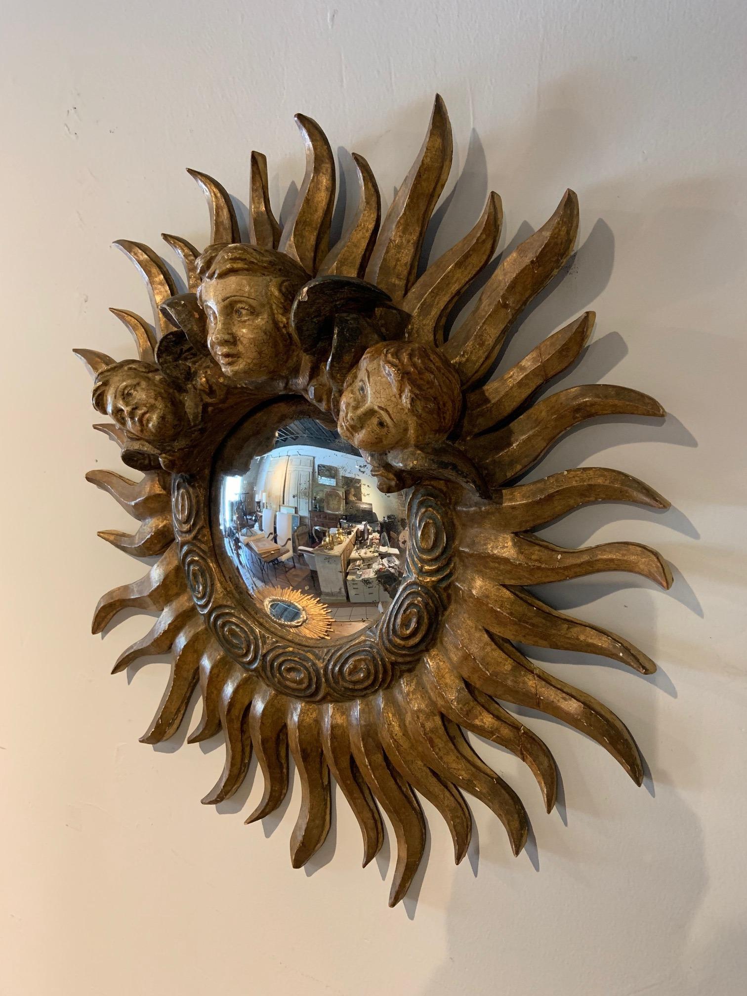 Spanish Sunburst Mirror For At 1stdibs