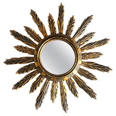 Antique Spanish Sunburst Mirror