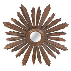 Antique Spanish Sunburst Mirror