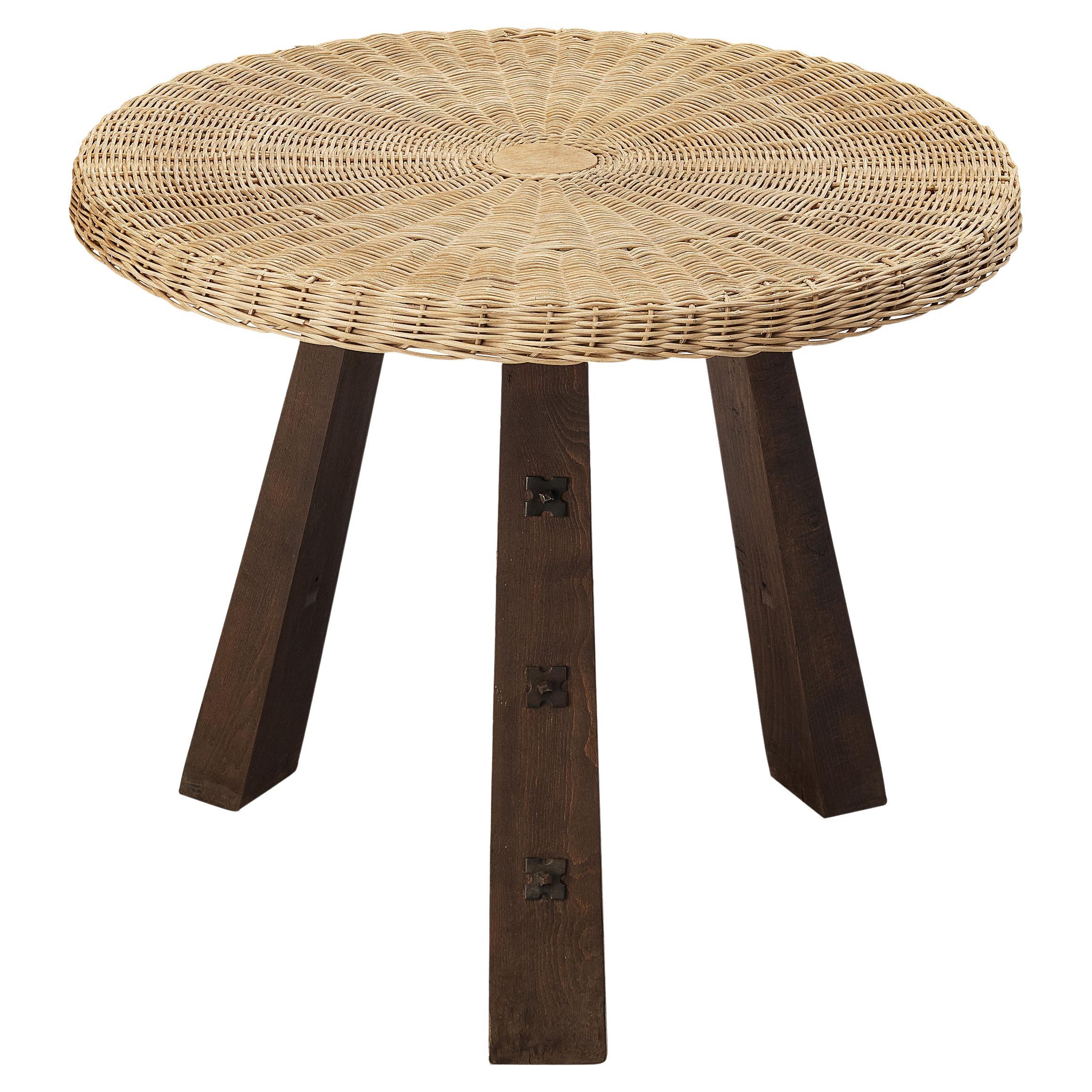 Spanish Table in Cane Wicker