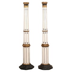 Spanish Tall Pair of Early 20th C. Columns