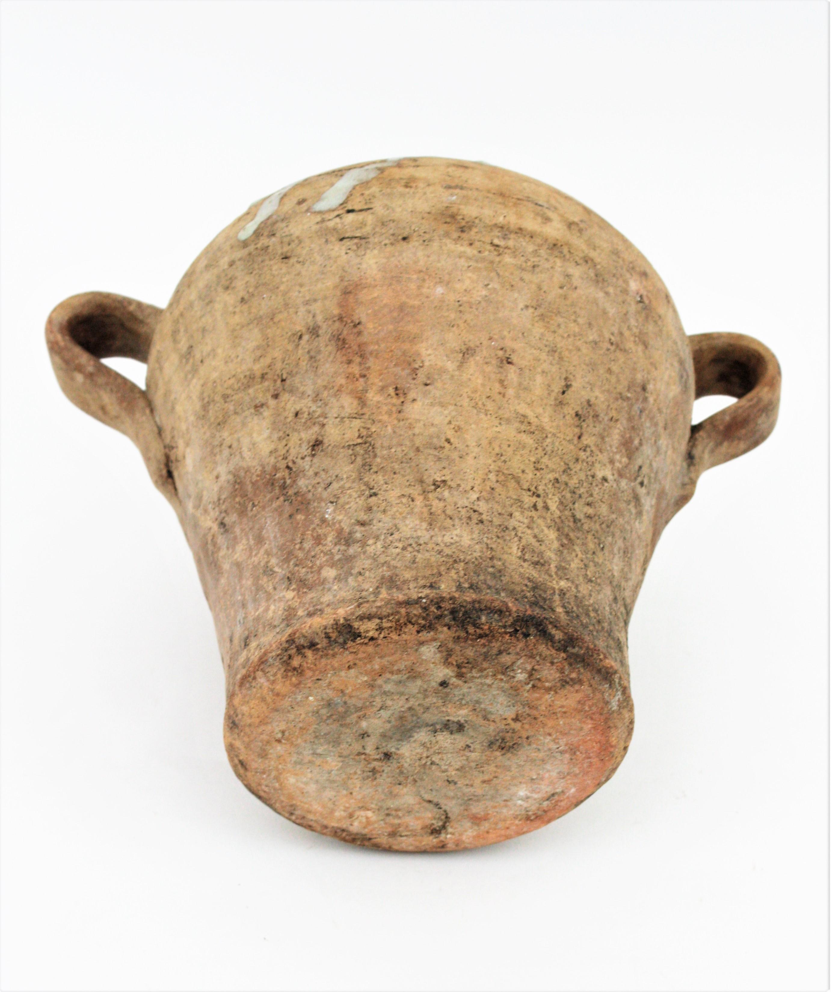 Spanish Terracotta Olive Jar or Vessel, 19th Century 7