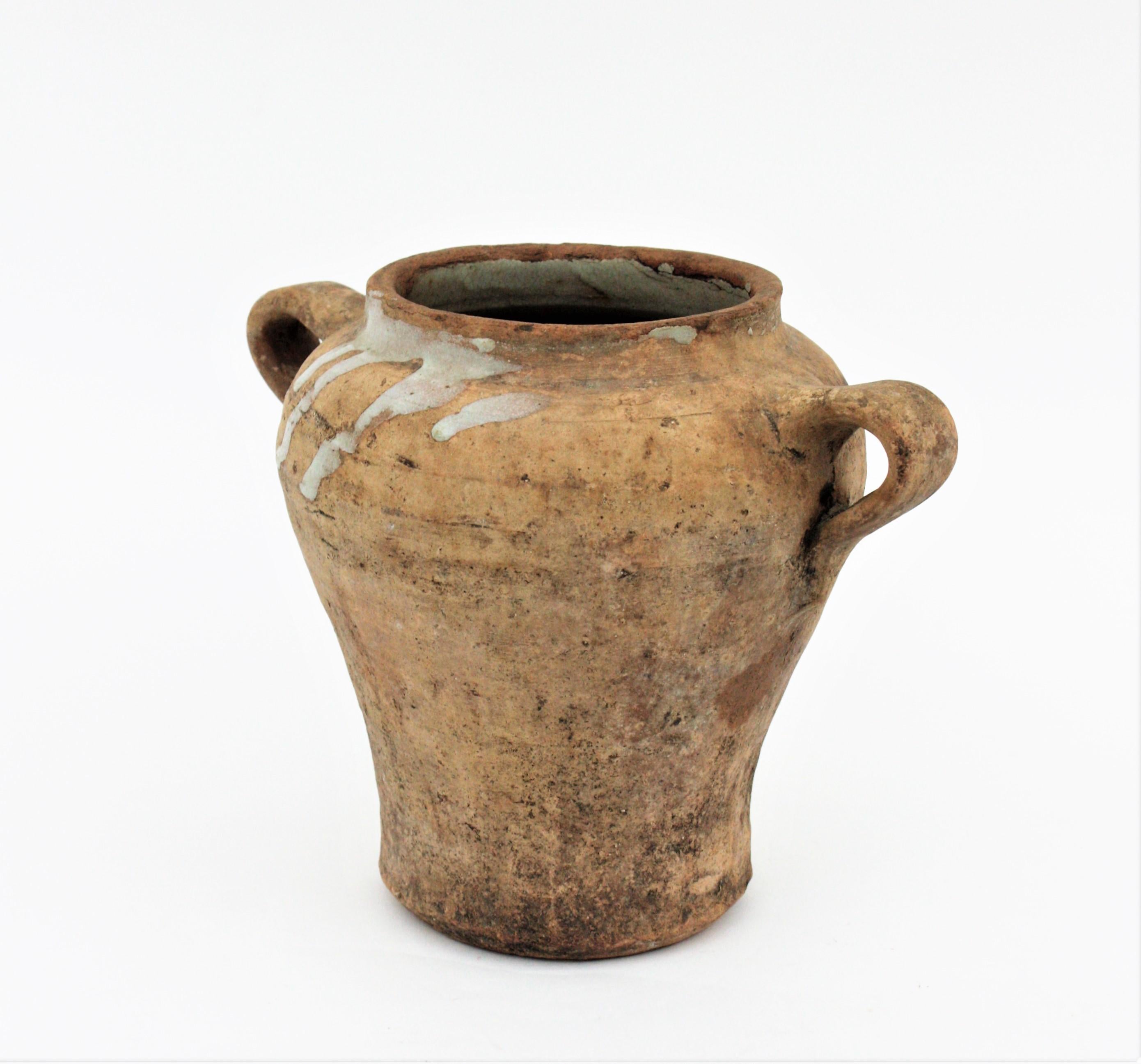Spanish Terracotta Olive Jar or Vessel, 19th Century 2