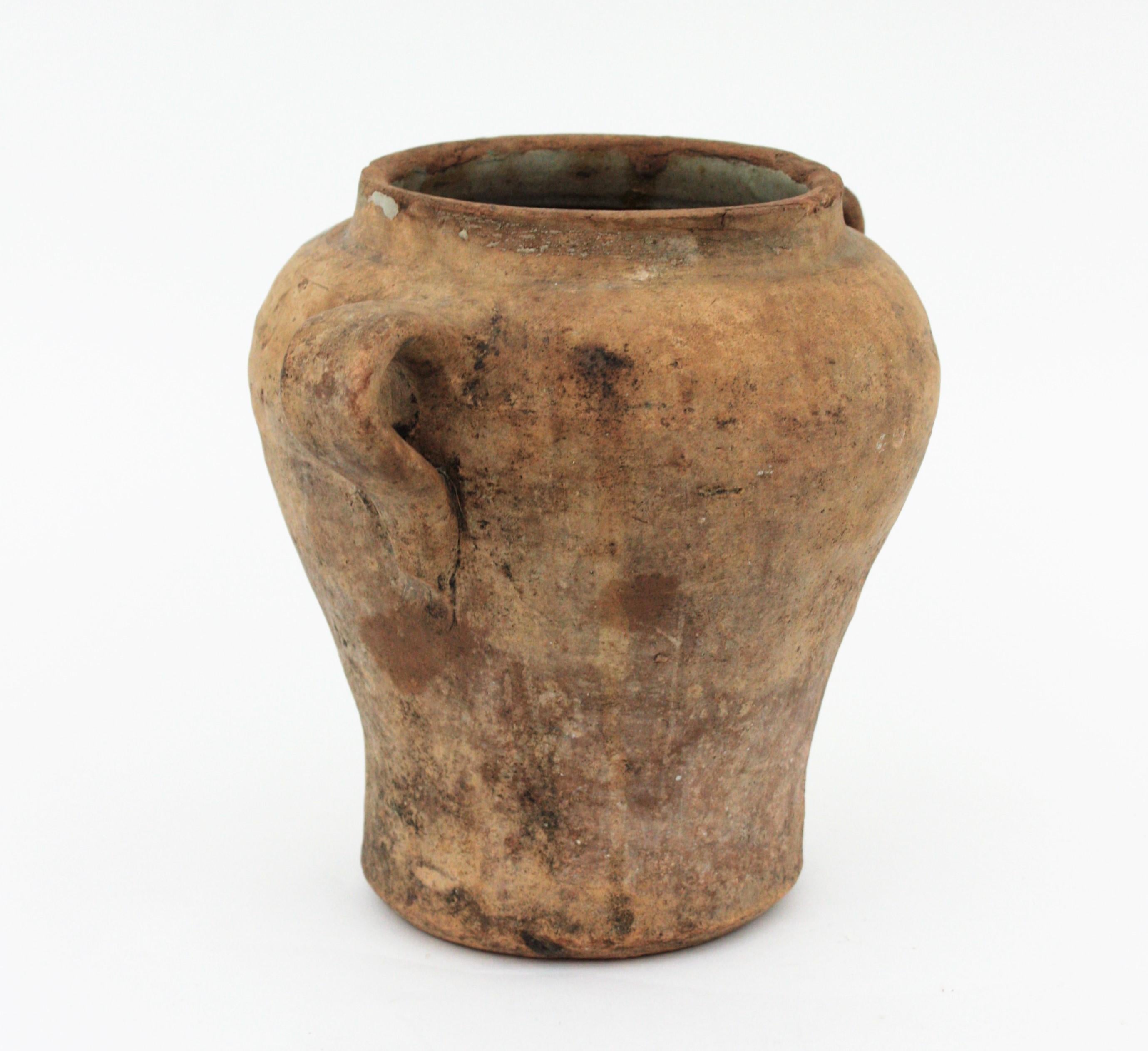 Spanish Terracotta Olive Jar or Vessel, 19th Century 3