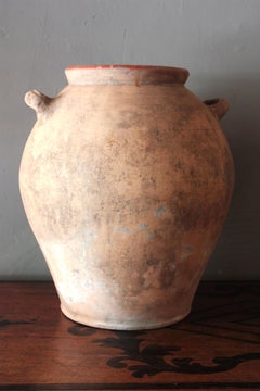 Spanish Terracotta Olive Jar or Vessel